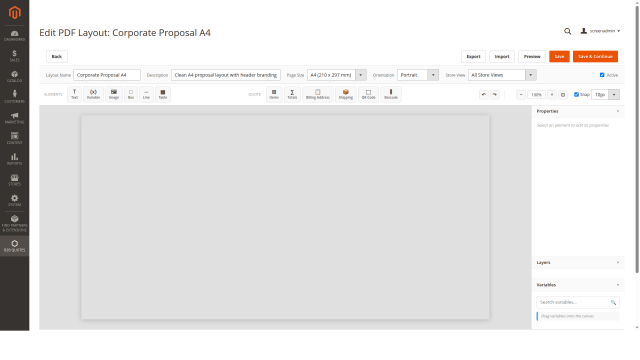 PDF-Designer (Add-On)