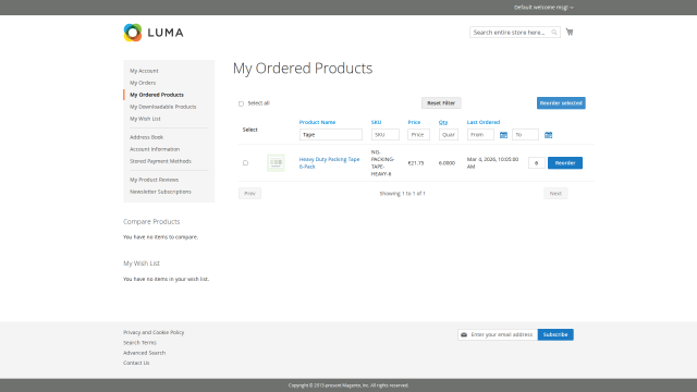 Filters and sorting for fast lookup