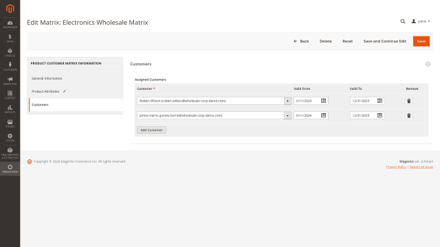Validity windows for rules and assignments