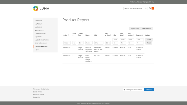 CSV-Export für Auswertungen
