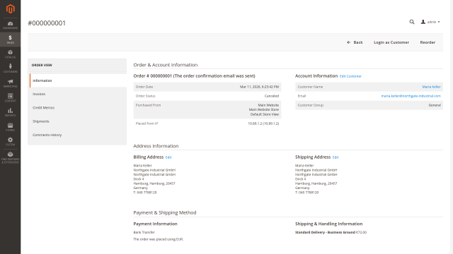 Flexible Order Cancellation screenshot 5: Admin Order Cancelled Detail 20260311