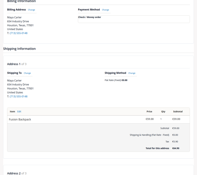 OneStepCheckout screenshot 9: Len83Rzowxy8A7Vnmbglbxcadkxvivlqkkfvoujc