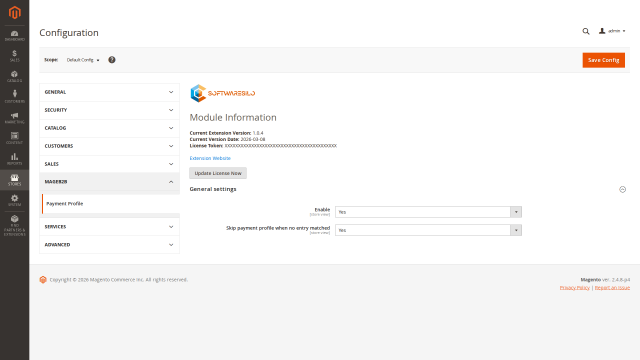 Payment Profiles screenshot 5: 01 Payment Profile Config Overview