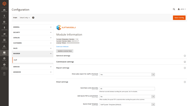 Sales Staff screenshot 10: 02 Staff Config Commission Settings