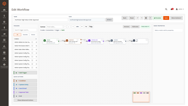 Visueller Workflow-Editor